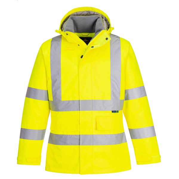 Portwest Eco Hi-Vis Winter Jacket - Image 8