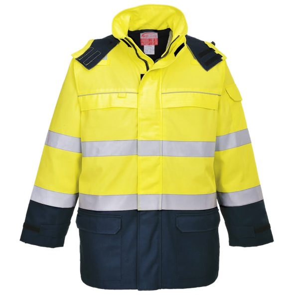 Portwest Bizflame Rain+ Hi-Vis Arc Jacket