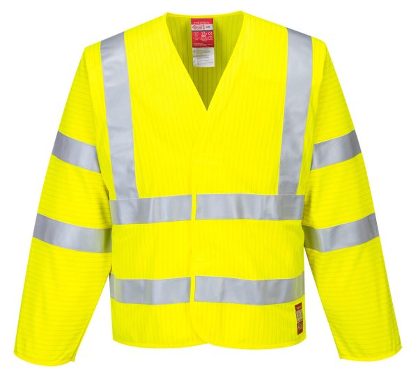 Portwest Hi-Vis Anti Static Jacket - Flame Resistant - Image 4