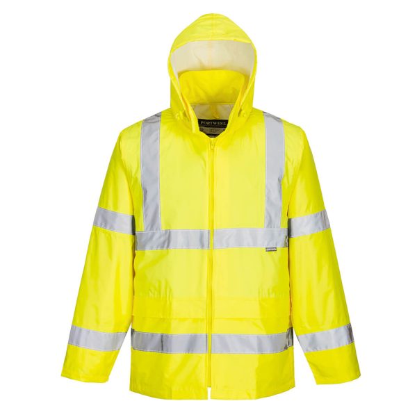 Portwest Hi-Vis Rain Jacket - Image 11