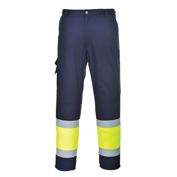 Portwest Hi-Vis Lightweight Contrast Class 1 Service Trousers - Image 13