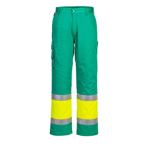 Portwest Hi-Vis Lightweight Contrast Class 1 Service Trousers - Image 19