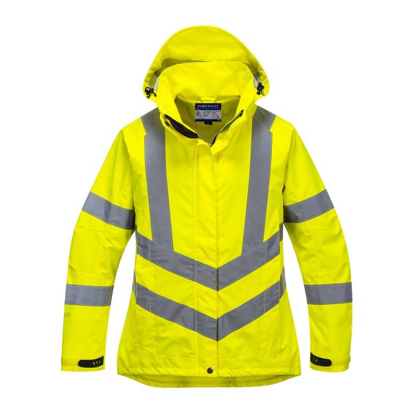 Portwest Hi-Vis Women's Breathable Rain Jacket