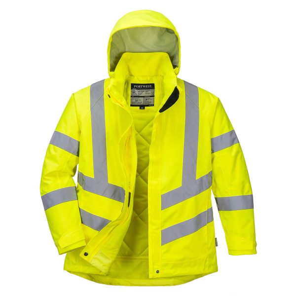 Portwest Hi-Vis Women's Winter Jacket - Image 8