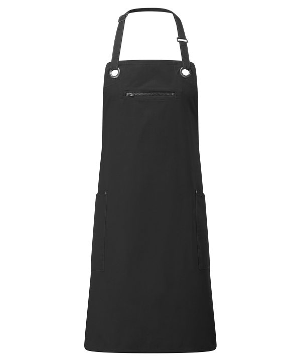 Premier Barley Contrast Stitch Bib Apron