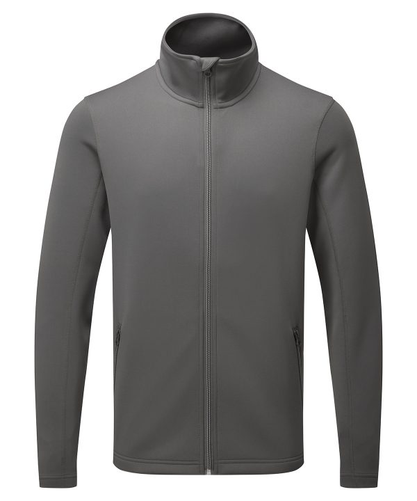 Premier Men's Spun Dyed Sustainable Zip-Through Sweatshirt - Image 2