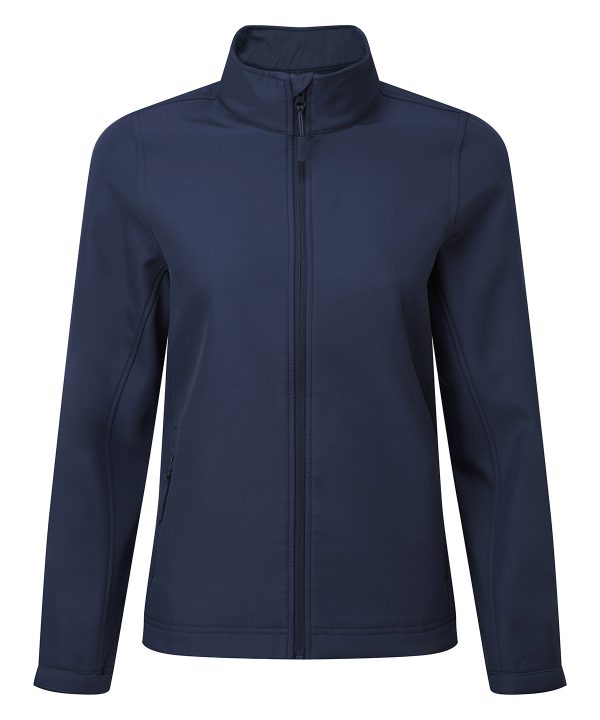 Premier Women`s Windchecker Printable And Recycled Softshell Jacket - Image 3