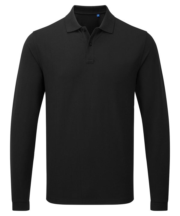 Premier Essential Unisex Long Sleeve Workwear Polo Shirt