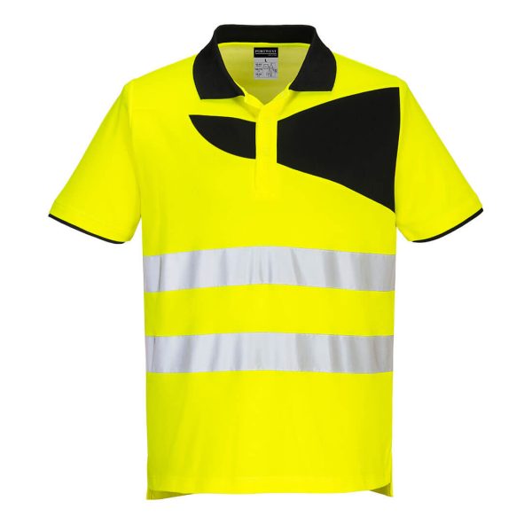 Portwest PW2 Hi-Vis Cotton Comfort Polo Shirt S/S - Image 8