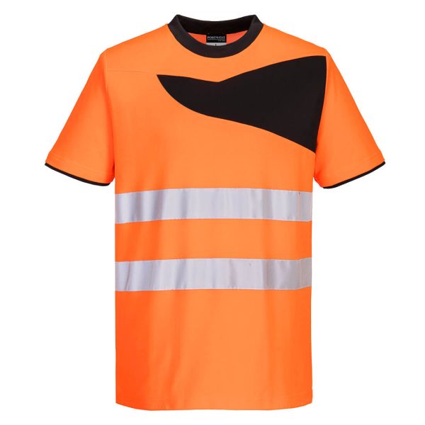 Portwest PW2 Hi-Vis Cotton Comfort T-Shirt S/S