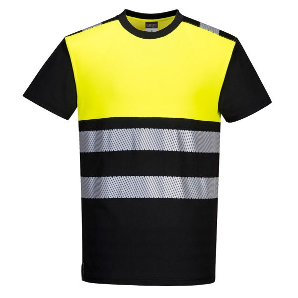 Portwest PW3 Hi-Vis Cotton Comfort Class 1 T-Shirt S/S - Image 8