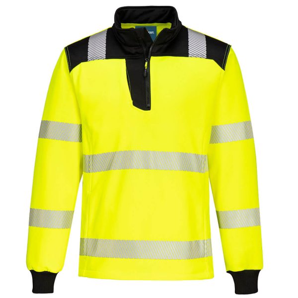 Portwest PW3 Hi-Vis 1/4 Zip Sweatshirt - Image 10