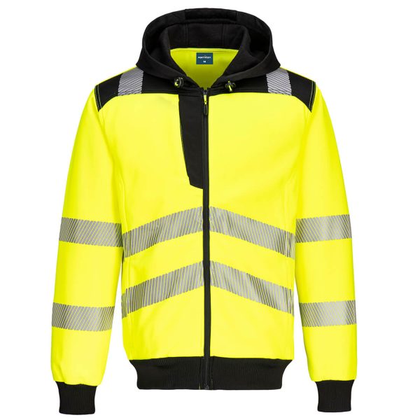 Portwest PW3 Hi-Vis Zip Hoodie - Image 9