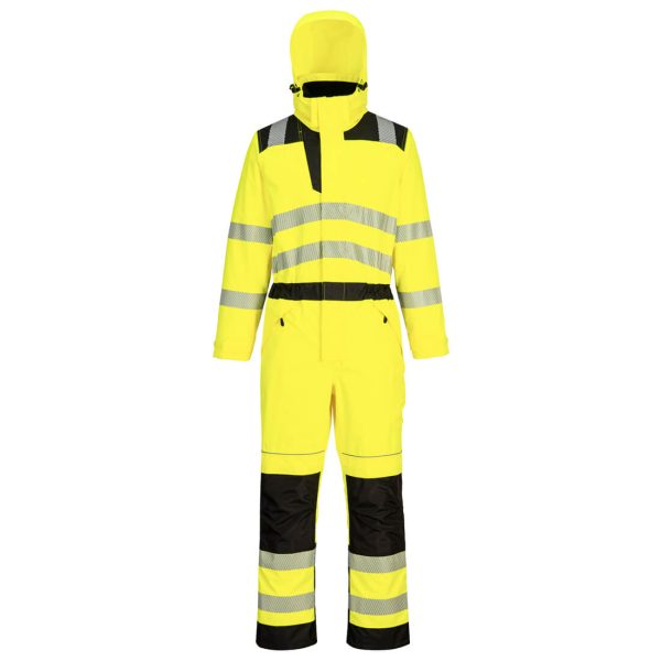 Portwest PW3 Hi-Vis Rain Coverall - Image 7