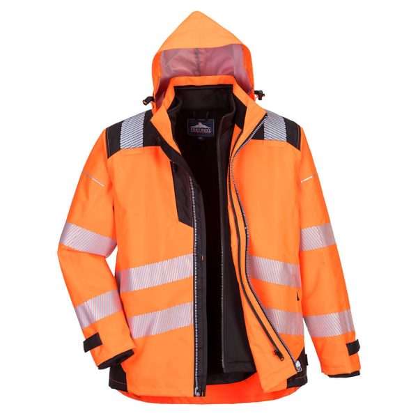 Portwest PW3 Hi-Vis 3-in-1 Jacket