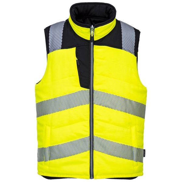 Portwest PW3 Hi-Vis Reversible Bodywarmer - Image 7