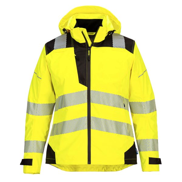 Portwest PW3 Hi-Vis Women's Rain Jacket - Image 7