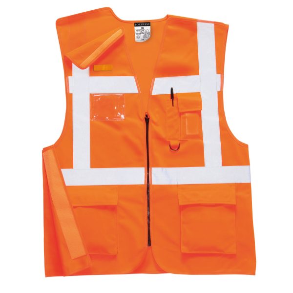 Portwest Hi-Vis Zip Executive Vest