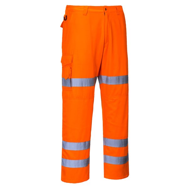 Portwest Hi-Vis Three Band Work Trousers