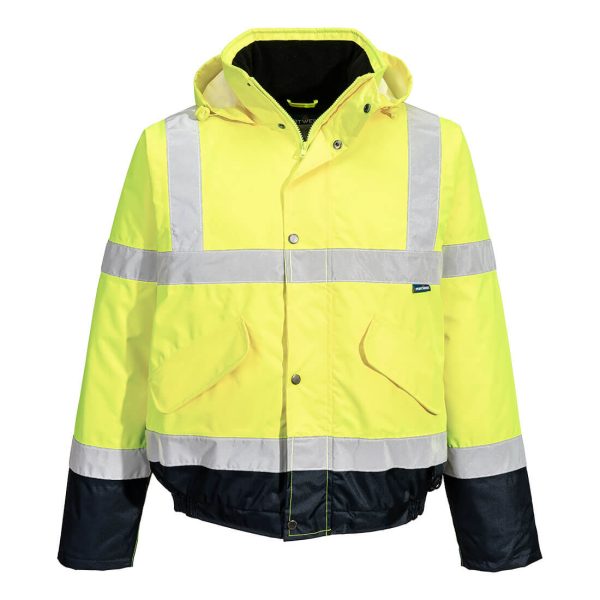 Portwest Hi-Vis Contrast Winter Bomber Jacket - Image 7