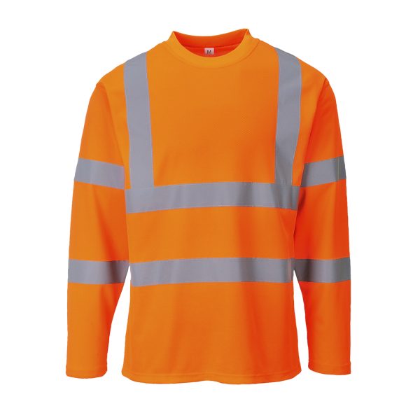 Portwest Hi-Vis Cotton Comfort T-Shirt L/S