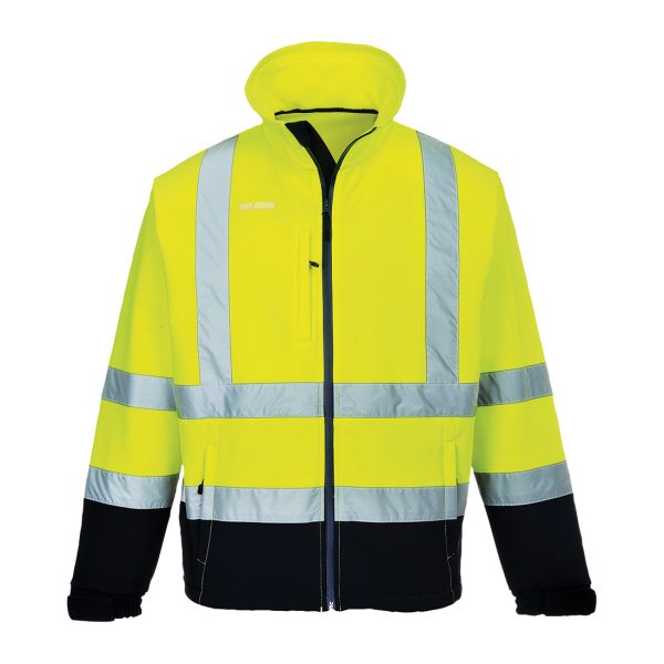 Portwest Hi-Vis Contrast Softshell (3L) - Image 7