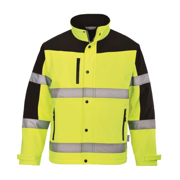 Portwest Hi-Vis Contrast Softshell (3L) - Image 15