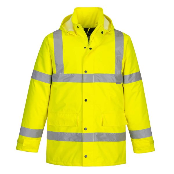 Portwest Hi-Vis Winter Traffic Jacket - Image 11