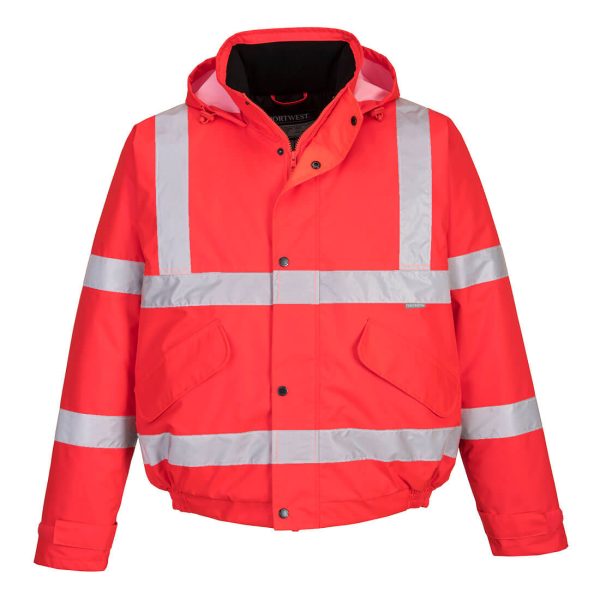 Portwest Hi-Vis Winter Bomber Jacket - Image 11