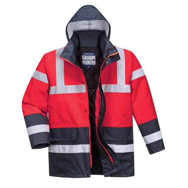 Portwest Hi-Vis Contrast Winter Traffic Jacket