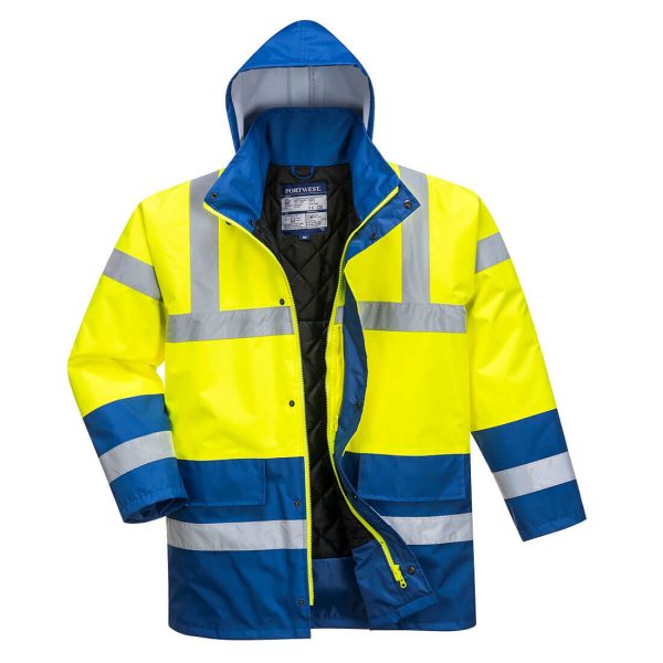 Portwest Hi-Vis Contrast Winter Traffic Jacket - Image 36