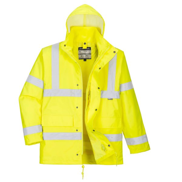 Portwest Hi-Vis 4-in-1 Traffic Jacket - Image 10