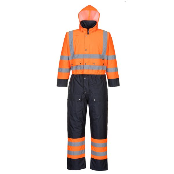 Portwest Hi-Vis Contrast Winter Coverall