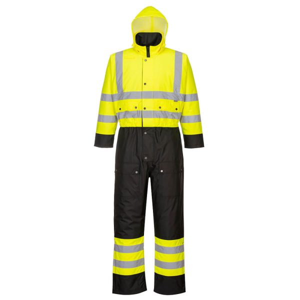 Portwest Hi-Vis Contrast Winter Coverall - Image 10