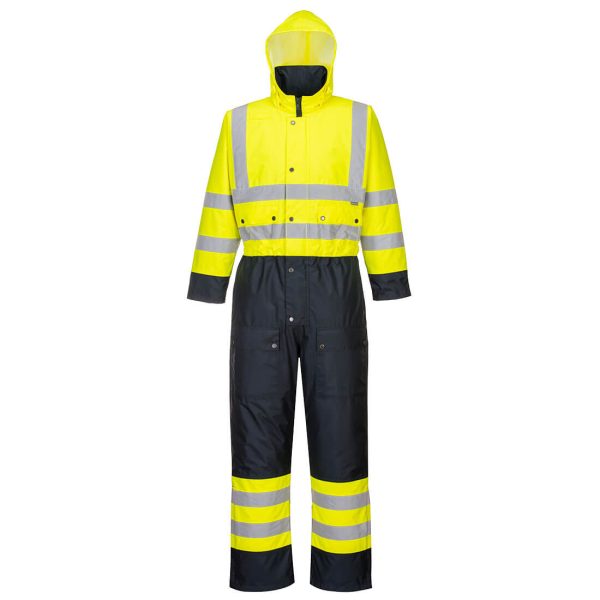 Portwest Hi-Vis Contrast Winter Coverall - Image 20