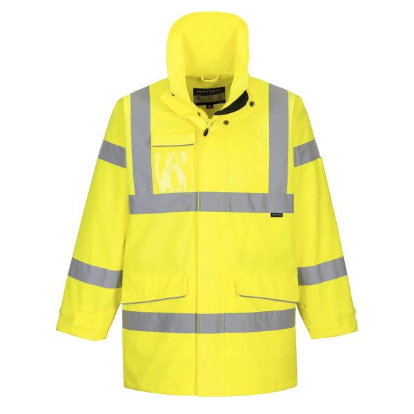 Portwest Hi-Vis Extreme Rain Jacket - Image 7