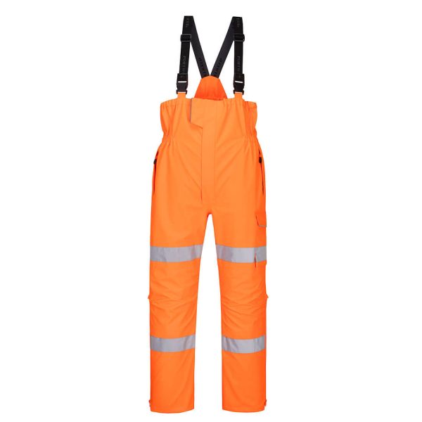 Portwest Hi-Vis Extreme Rain Bib and Brace