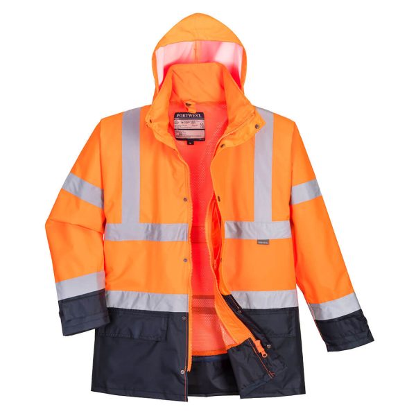 Portwest Hi-Vis 5-in-1 Contrast Executive Jacket