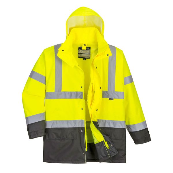 Portwest Hi-Vis 5-in-1 Contrast Executive Jacket - Image 24