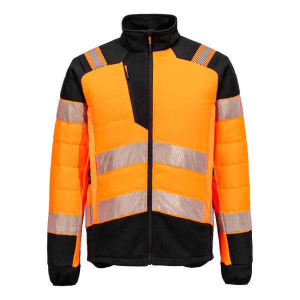 Portwest  PW3 Hi-Vis Hybrid Baffle Jacket