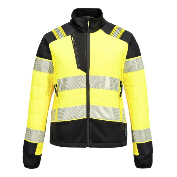 Portwest PW3 Hi-Vis Women's Hybrid Baffle Jacket - Image 8