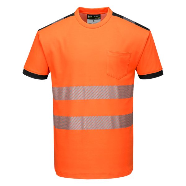 Portwest PW3 Hi-Vis Cotton Comfort T-Shirt S/S