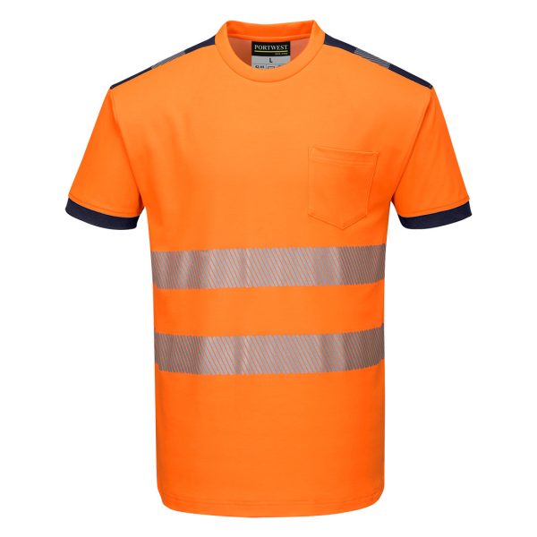 Portwest PW3 Hi-Vis Cotton Comfort T-Shirt S/S - Image 16