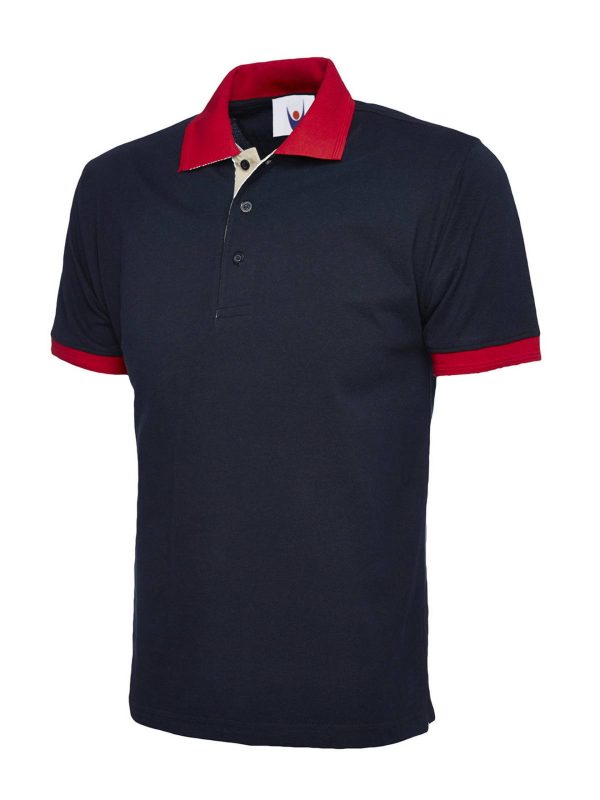 Uneek Contrast Poloshirt - Image 2