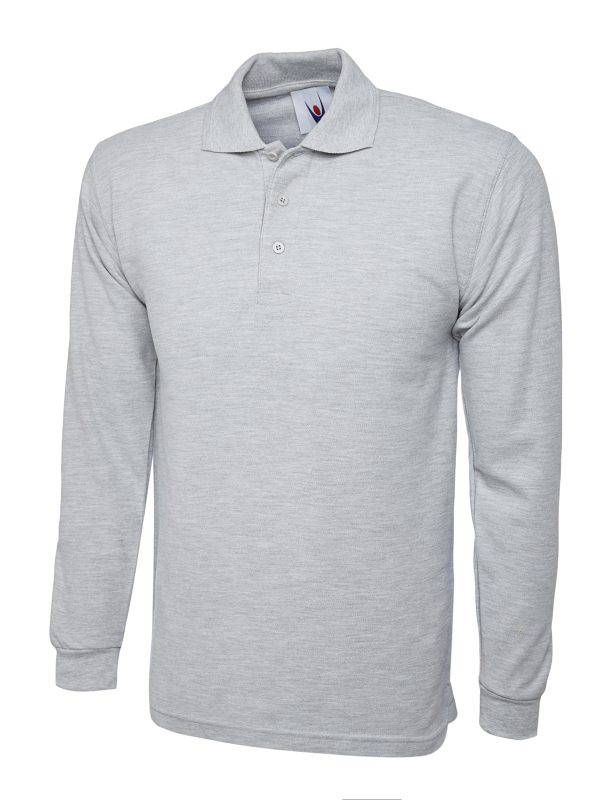 Uneek Longsleeve Poloshirt - Image 5