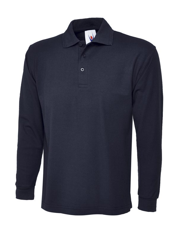 Uneek Longsleeve Poloshirt - Image 7