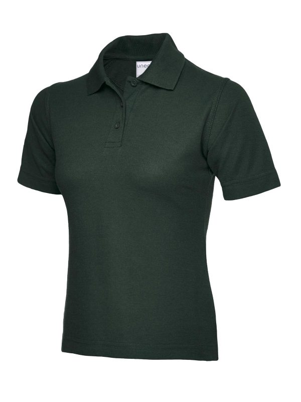 Uneek Ladies Ultra Cotton Poloshirt - Image 2