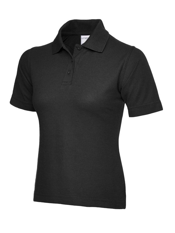 Uneek Ladies Ultra Cotton Poloshirt - Image 3