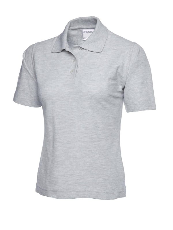 Uneek Ladies Ultra Cotton Poloshirt - Image 6