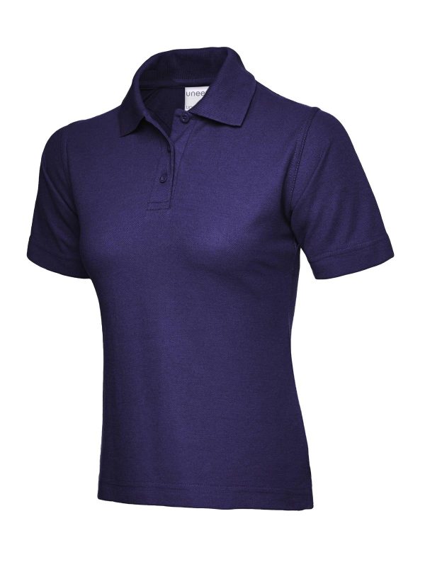 Uneek Ladies Ultra Cotton Poloshirt - Image 9